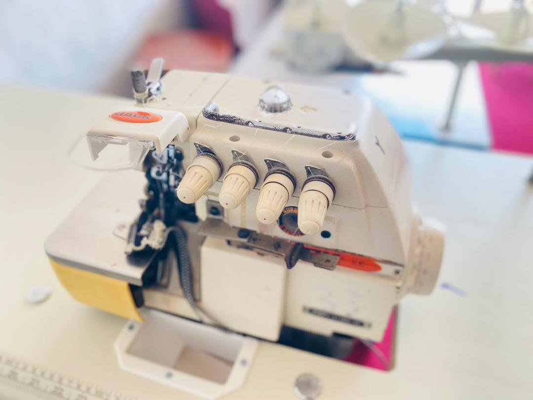 Students Working on Garment Projects